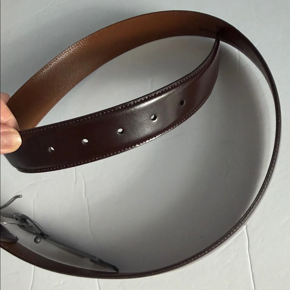 Bruno Magli Dante Leather Belt New